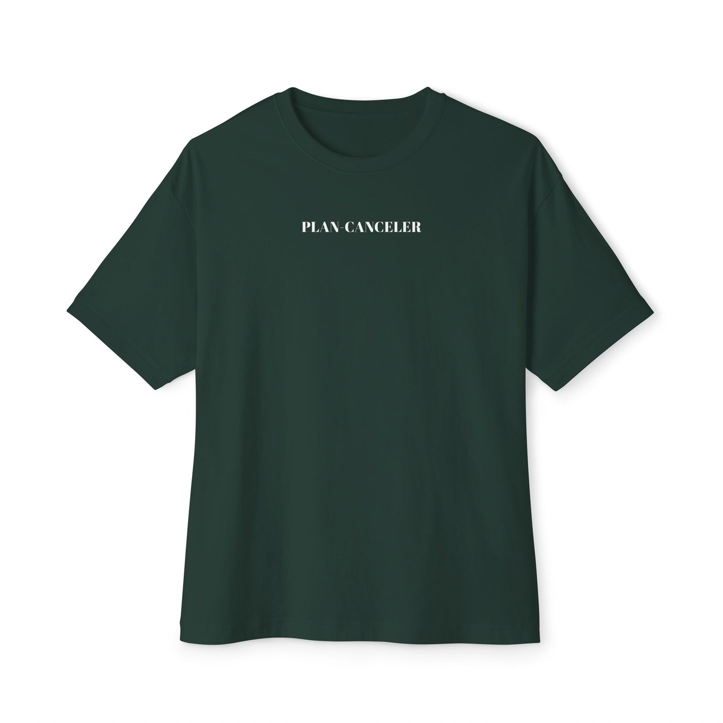 plan-canceler - unisex oversized boxy tee in multi-color